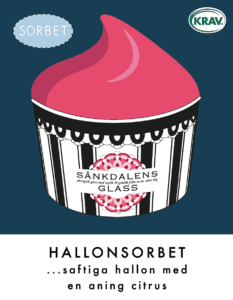 Hallonsorbet 233x300
